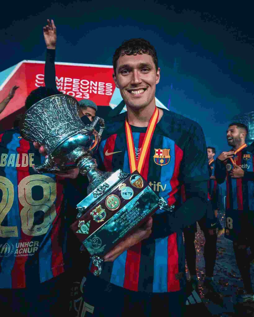 Andreas Christensen- The Silent Guardian of FC Barcelona After his contract at Chelsea ended in the summer of 2022, The 26-year-old Danish defender Andreas Christensen joined Barcelona on a free transfer in order to strengthen the Defense. After his fellow teammate at Chelsea, Antonio Rudiger joined Real Madrid the arch-rivals of FC Barcelona, many culers spoke ill about this transfer and expressed that the Barcelona board should have signed Rudiger instead of the Danishman, Andreas Christensen. #Christensen#AndreasChristensen#transfers #transfernews #transfer #chelsea #fcb #barca #fcblive #fcbarcelona #barcelona #contract #newcontract #players #player #pedri #denmark #denmarkfootball #danishfootballer #kounde #araujo #gavi #barcanews #frenkiedejong #roberto #xavi #barca #memphis #depay #memphisdepay #TransferNews #transfermarket #Barcelona #FCBarcelona #laliga #terstegen #messi #gavi #ansufati #raphinha #pedri #memphis #frenkiedejong #balde #dembele #Pedri #Oblak #Christensen #Busquets #pavard #benjaminpavard #transfers #transfernews #transfer #bayern #fcb #barca #fcblive #fcbarcelona #barcelona #contract #newcontract #players #player #pedri #gavi #barcanews #frenkiedejong #roberto #xavi #barca #memphis #depay #memphisdepay #TransferNews #transfermarket #Barcelona #FCBarcelona #laliga #terstegen #messi #gavi #ansufati #raphinha #pedri #memphis #frenkiedejong #balde #dembele #Pedri #Oblak #Christensen #Busquets