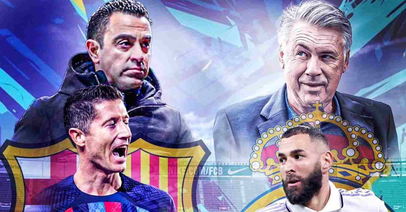 El Clasico Match Preview with Predicted Lineup and Squad List (Barcelona vs Real Madrid) Matchday 26 - LaLiga 2022/23 One of the biggest hits on the footballing calendar will be taking place between Barcelona and Real Madrid, on Sunday night at Camp Nou. #barcelona #realmadrid #barçamadrid #madrid #barcamadrid #madridbarça #elclasico #supercup #spanishsupercup #supercopa #Ferran #barca #fcblive #fcbarcelona #barcelona #ferrantorres #torres #pedri #gavi #barcanews #frenkiedejong #roberto #dembele #CHRISTENSEN #elclásico #Araujo #Kounde